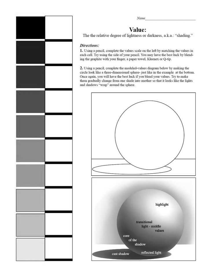 Scale Practice Worksheet Along with 77 Best Value Scale Shading Images On Pinterest