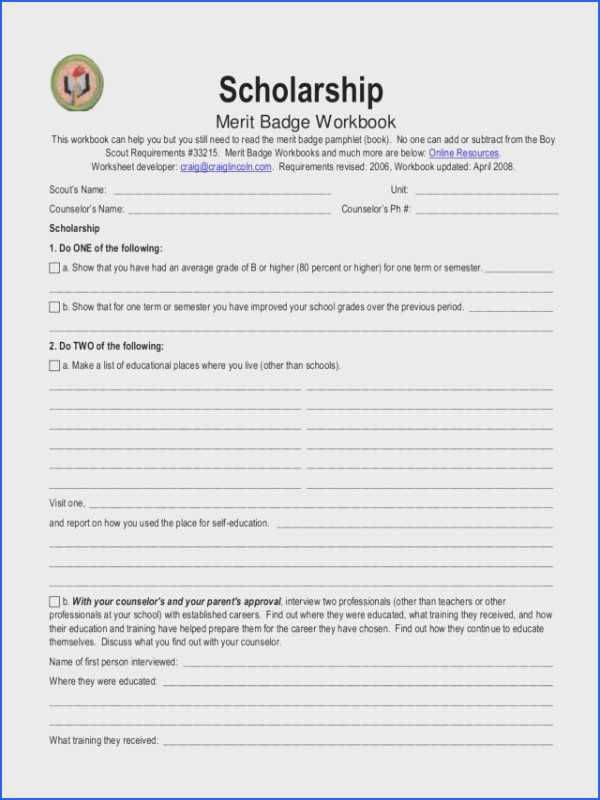 Scholarship Merit Badge Worksheet as Well as Reading Merit Badge Worksheet Image Collections Worksheet Math for