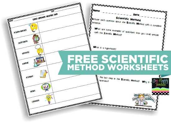Scientific Method Practice Worksheet and 10 Scientific Method tools to Make Science Easier Teach Junkie
