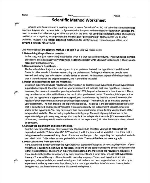 Scientific Method Review Worksheet Also Worksheets 48 New Scientific Method Worksheet High Resolution