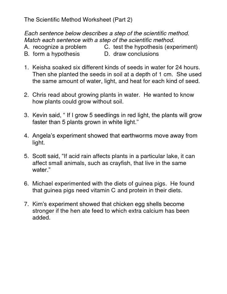 Scientific Method Worksheet Answer Key as Well as 29 Best Science Observation Skills Images On Pinterest