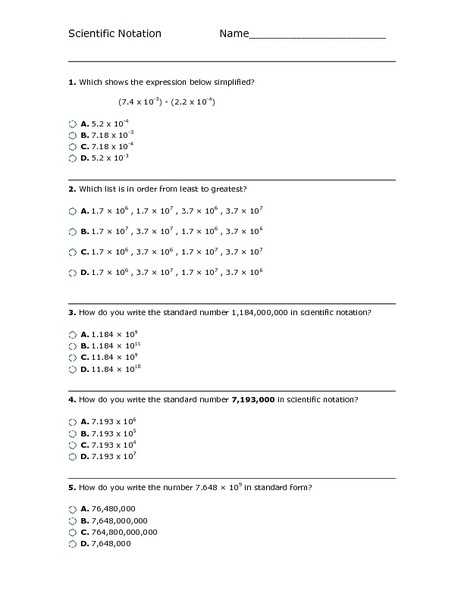 Scientific Notation Practice Worksheet or 21 New Scientific Notation Worksheet Answer Key