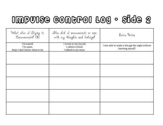 Self Control Worksheets as Well as 35 Best Executive Functions Impulse Control Images On Pinterest