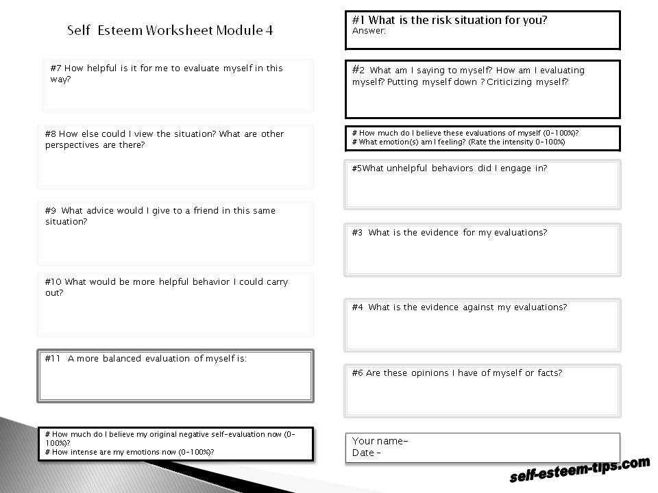 Self Esteem Worksheets for Teens and Worksheets 46 Re Mendations Chemical formula Writing Worksheet Hi