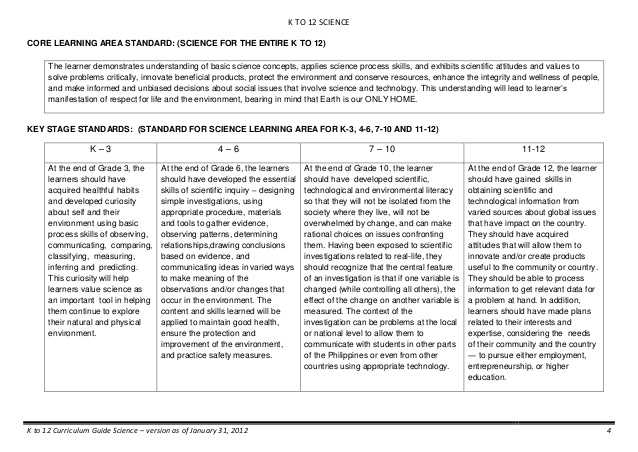Skills Worksheet Critical Thinking Analogies Environmental Science as Well as K to 12 Science Curriculum Guide