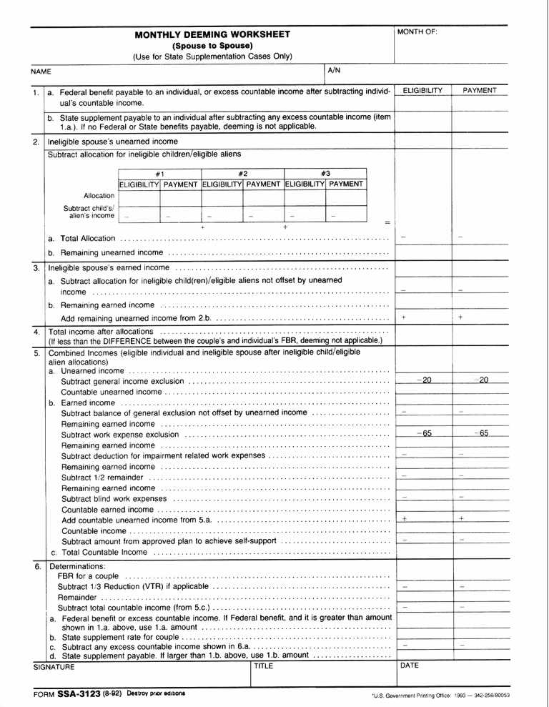 Social Security Benefits Worksheet 2016 with New social Security Benefits Worksheet Fresh Ssa Poms Si 131 In E