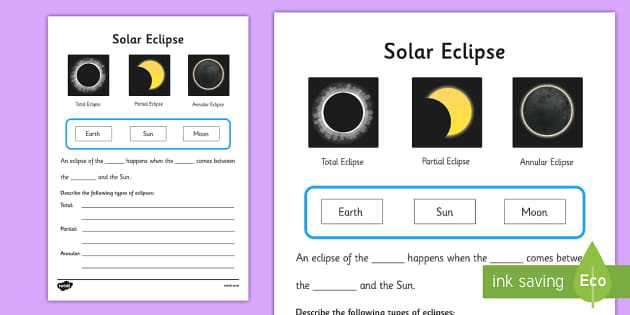 Solar and Lunar Eclipses Worksheet together with Holidays Festivals and Special events solar Eclipse