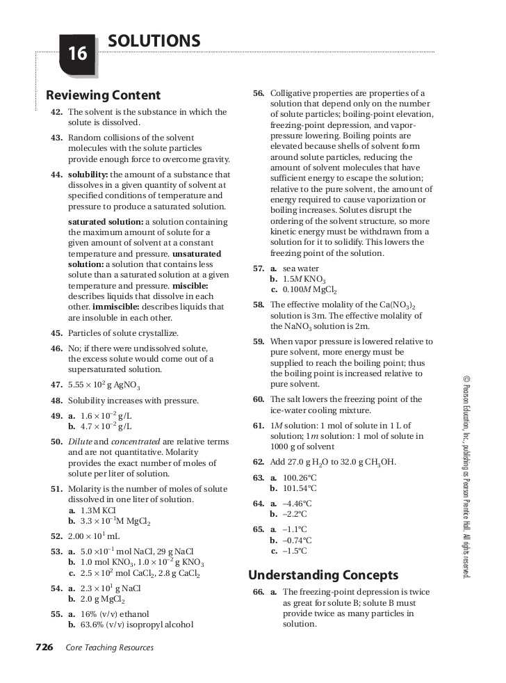 Solutions Worksheet Answers Chemistry Along with Chemistry Chapter 16 assessment Small
