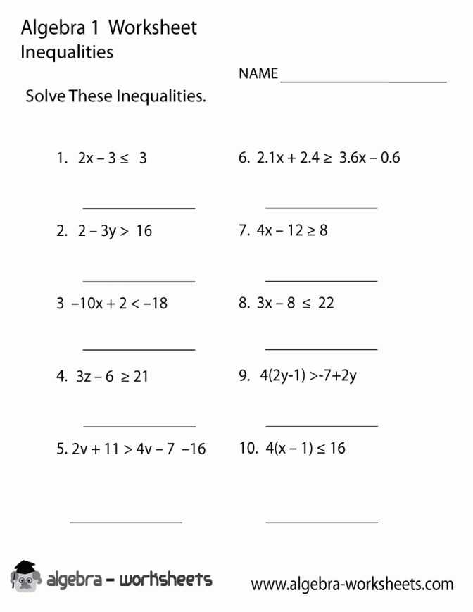 Solving Multi Step Inequalities Worksheet Also solving Multi Step Equations Worksheet