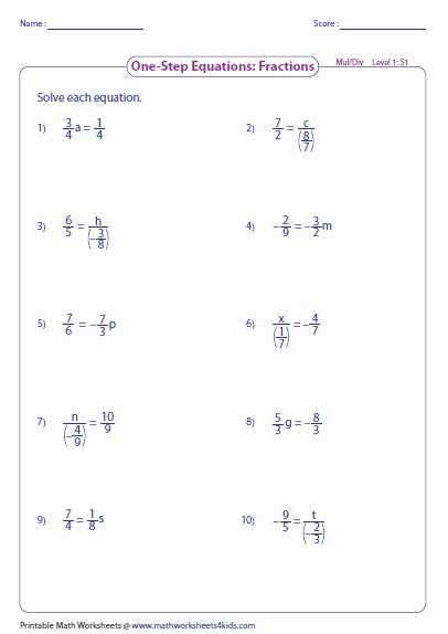 Solving One Step Equations Worksheet with Multi Step Equations Worksheet Variables Both Sides Beautiful Two