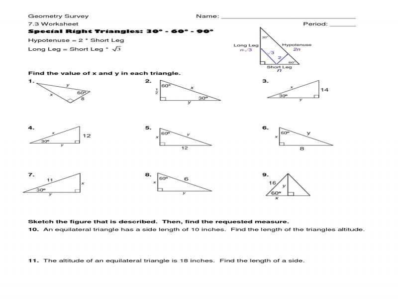 Solving Right Triangles Worksheet Along with Best Special Right Triangles Worksheet New solving Right