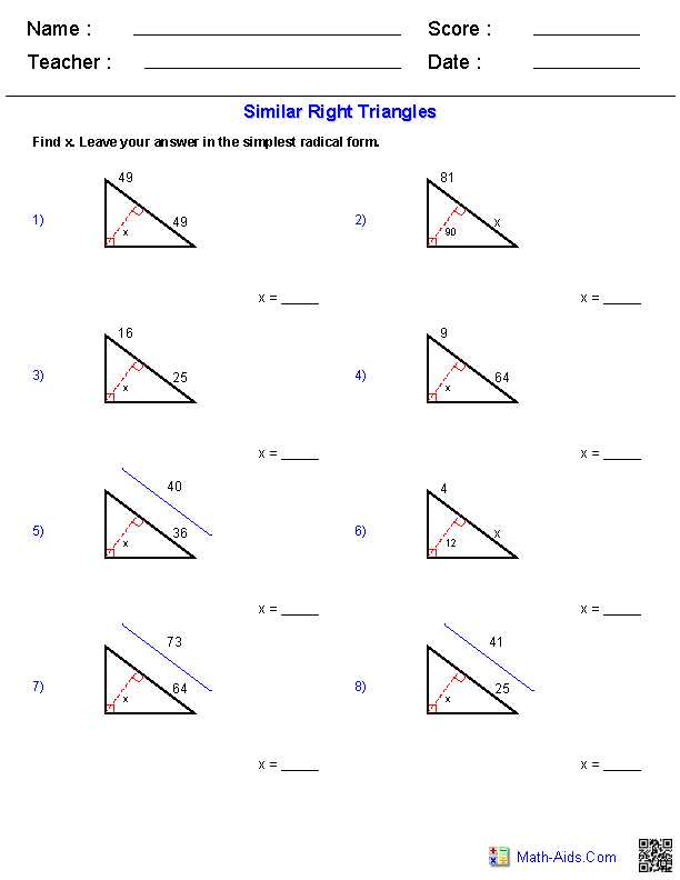 Solving Right Triangles Worksheet Also Geometry Worksheets and Answers Worksheets for All