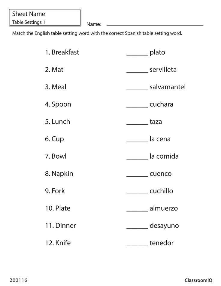 Spanish 1 Worksheets and 27 Best Spanish Worksheets Level 1 Images On Pinterest
