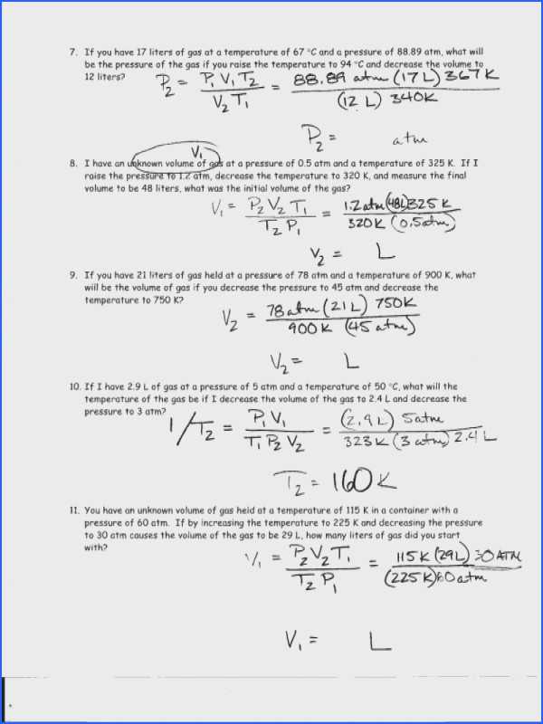 Specific Heat Worksheet and Mole Calculation Worksheet Answers