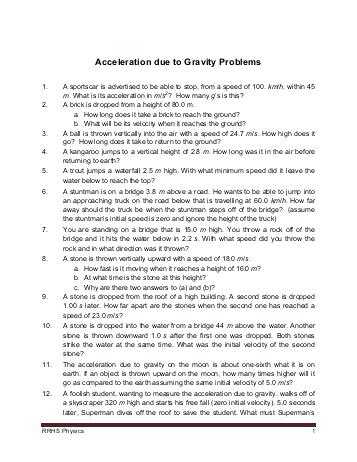 Speed Velocity and Acceleration Worksheet Answers or Displacement Velocity and Acceleration Worksheet Answers