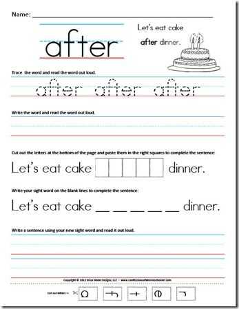 Spelling Word Worksheets or Sight Word Sentence Worksheets From Confessions Of A Homeschooler