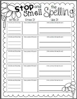 Spelling Word Worksheets with I Do Not Believe that Giving Students A List Of Words and Telling