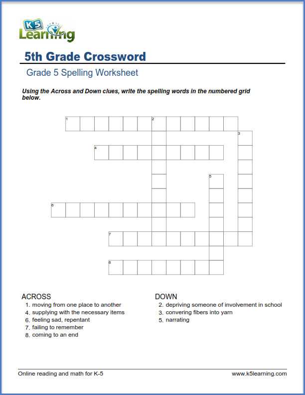 Spelling Worksheets for Grade 5 Along with K5 Learning 5th Grade New Paring and ordering Fractions Worksheets