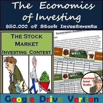 Stock Market Worksheets Along with the Economics Of the Stock Market On Google Drive Class Investing