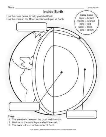 Structure Of the Earth Worksheet with 21 Best Layers Of the Earth Images On Pinterest