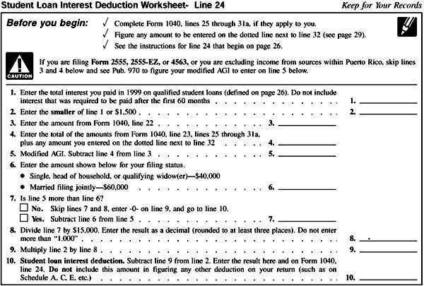 Student Loan Interest Deduction Worksheet 2016 with 43 Great Ira Deduction Worksheet Line 32 – Free Worksheets