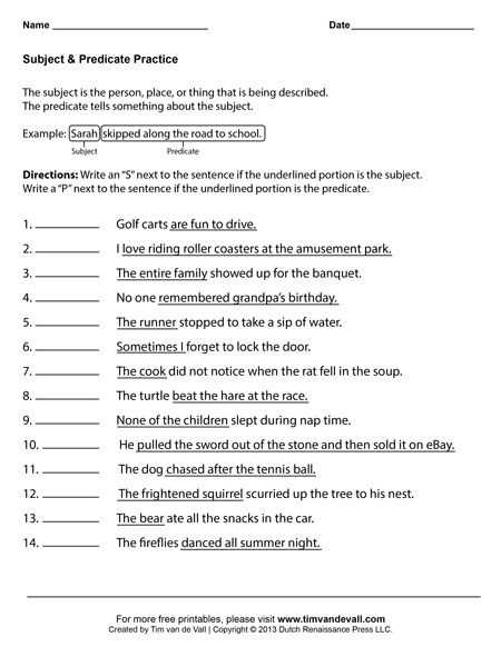 Subjects Objects and Predicates with Pirates Worksheet with 54 Best Language Arts Printables Images On Pinterest