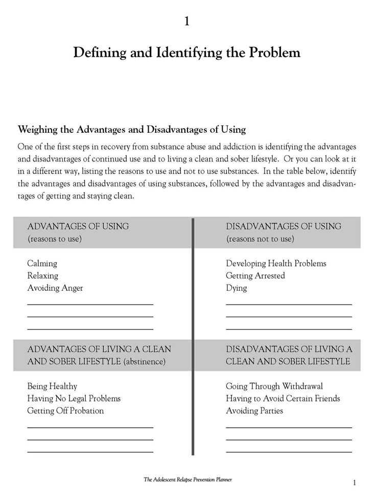 Substance Abuse Worksheets for Adults with 37 Best Relapse Prevention Images On Pinterest