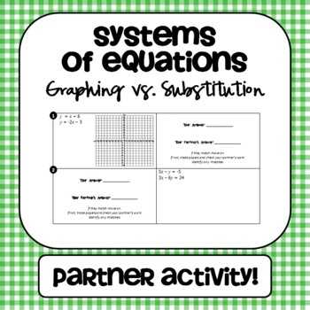 Systems Of Equations Activity Worksheet Also 166 Best Algebra 1 Images On Pinterest