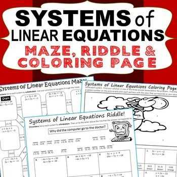 Systems Of Equations Activity Worksheet together with 207 Best Systems Equatios by Substitution Images On Pinterest