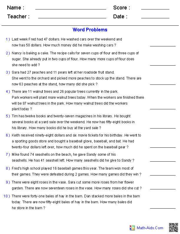 Systems Word Problems Worksheet Also Algebra Word Problems Worksheet