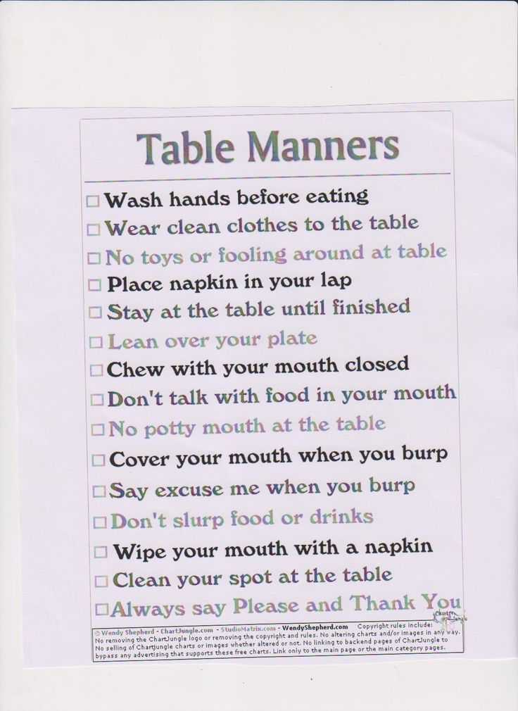 Table Manners Worksheet as Well as 119 Best Manners and Courtesy Images On Pinterest