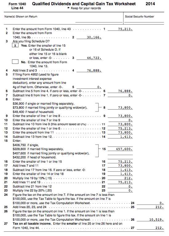 Taxation Worksheet Answer Key Along with Beautiful Qualified Dividends and Capital Gain Tax Worksheet Best