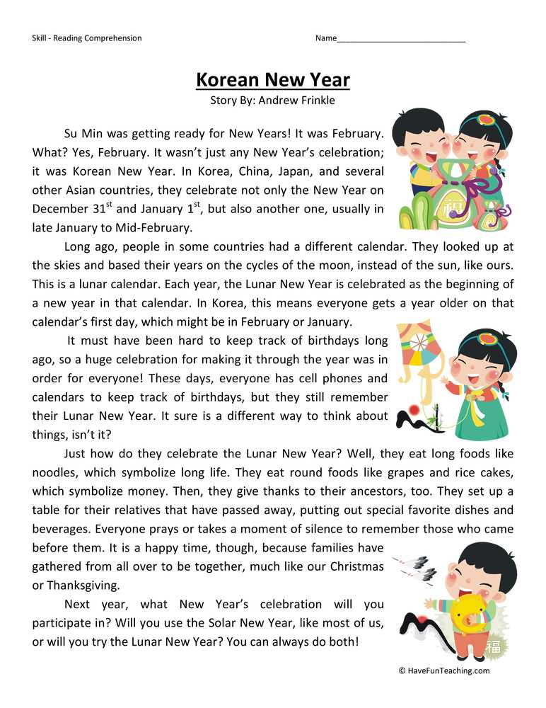 Thanksgiving Reading Comprehension Worksheets with Fifth Grade Reading Prehension Worksheets Page 3 Of 5