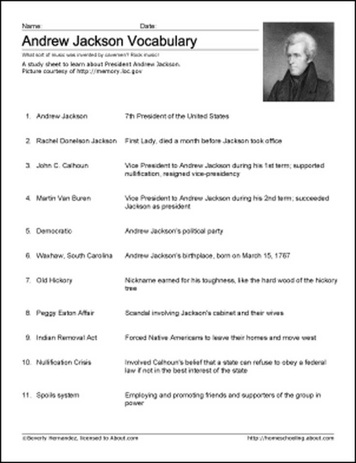 The Age Of Jackson Worksheet Answers as Well as andrew Jackson Heads or Tails Lesson Presentation