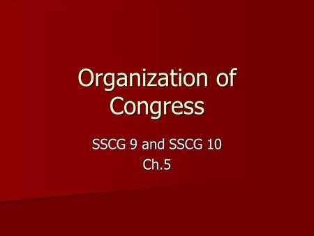 The organization Of Congress Chapter 5 Worksheet Answers Along with Unit 6 the Legislative Branch Section 1 – Congressional