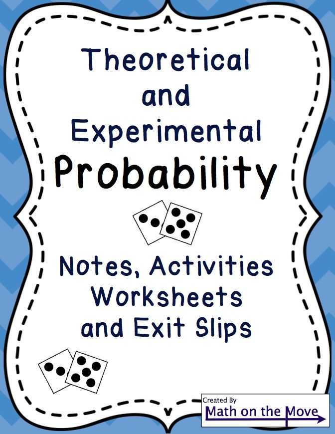 Theoretical and Experimental Probability Worksheet Answers and 195 Best School Math Probability Images On Pinterest