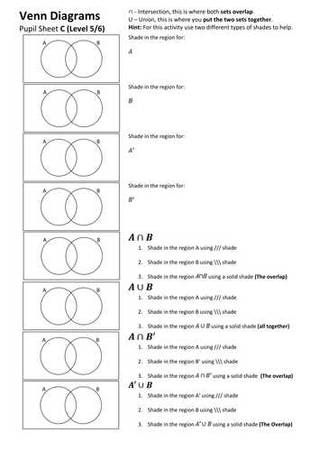 Theoretical and Experimental Probability Worksheet Answers as Well as Probability with Venn Diagrams Resources