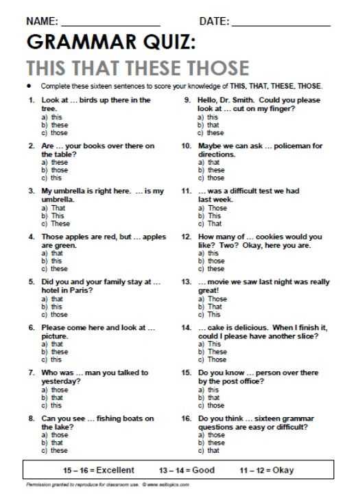 This that these Those Worksheet and 161 Best English Grammar Images On Pinterest