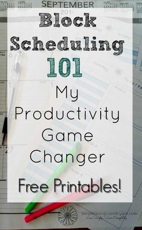 Time Management Worksheet with How to Use Block Scheduling to Change Your Life