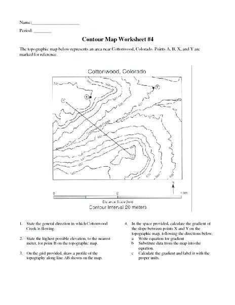 Topographic Map Reading Worksheet Answers and Unique there their they Re Worksheet Inspirational topographic Map