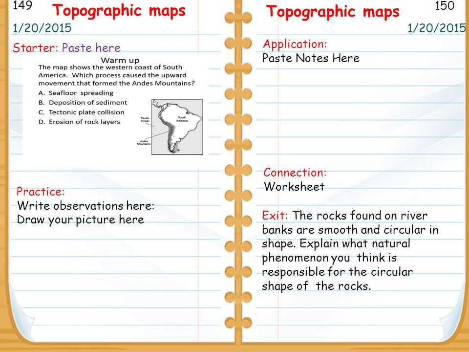 Topographic Map Reading Worksheet Answers together with topographic Maps topographic Maps Ppt
