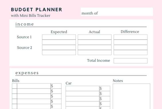 Travel Budget Worksheet Along with Home Bud Planners Guvecurid