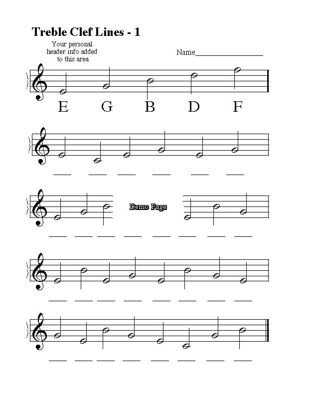 Treble Clef Ledger Lines Worksheet or Free Naming Worksheets for Treble and Bass Clef Notes Yay 3