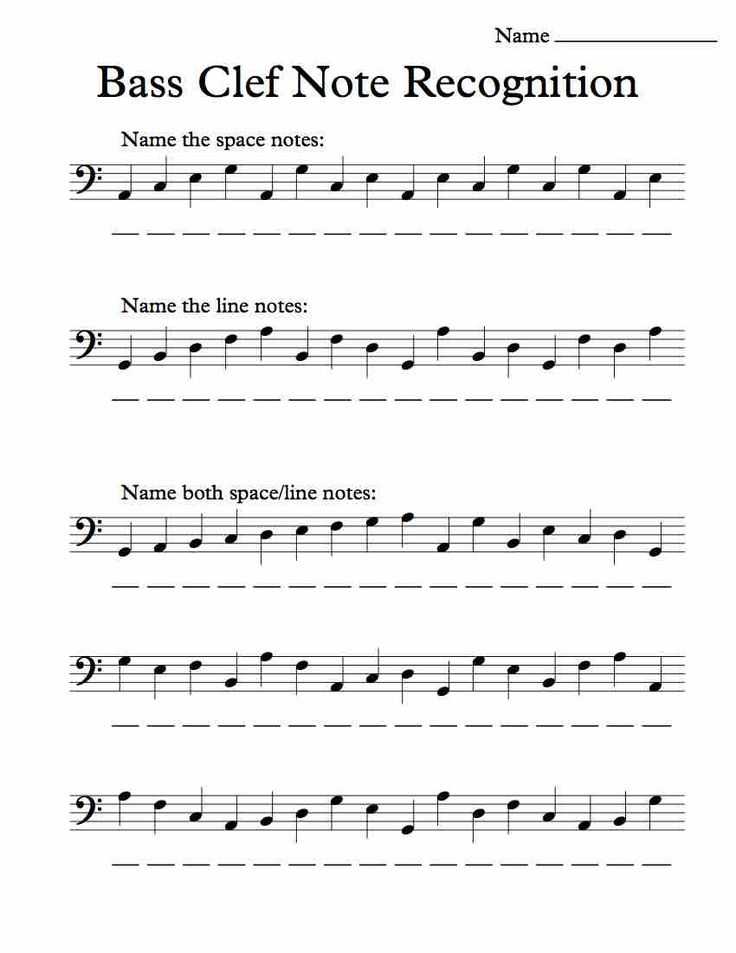 Treble Clef Worksheets and 33 Best Music Worksheets Images On Pinterest