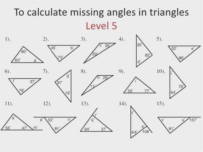 Triangle Interior Angle Worksheet Answers or Classifying Triangles Worksheets Worksheet Math for Kids