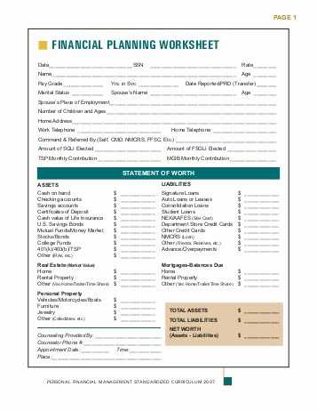 Turbotap Financial Planning Worksheet or Turbotap Financial Planning Worksheet Fresh Financial Planning