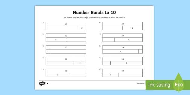 Types Of Bonds Worksheet Also Number Bonds to 10 Teaching Resources Ks1