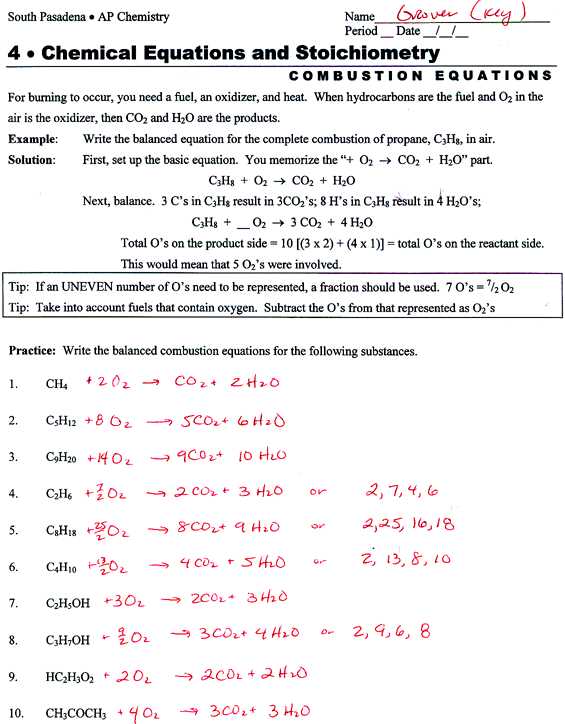Types Of Chemical Reaction Worksheet Ch 7 Answers and Worksheets 44 Inspirational Balancing Equations Worksheet Answers