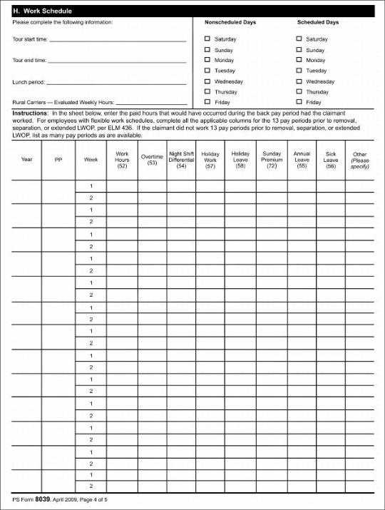 Understanding Patterns Of Settlement Worksheet Answers and Revised Back Pay forms