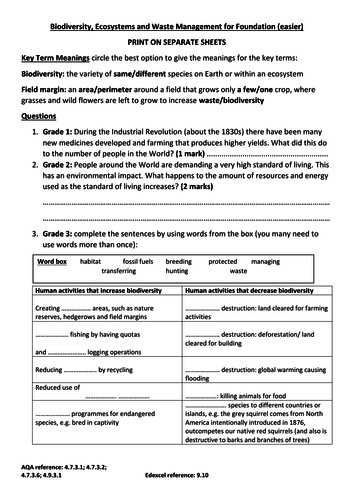 Unit 3 Worksheet 4 Quantitative Energy Problems Part 2 Answers Along with Unit 3 Worksheet 3 Quantitative Energy Problems Answers Unique Aqa